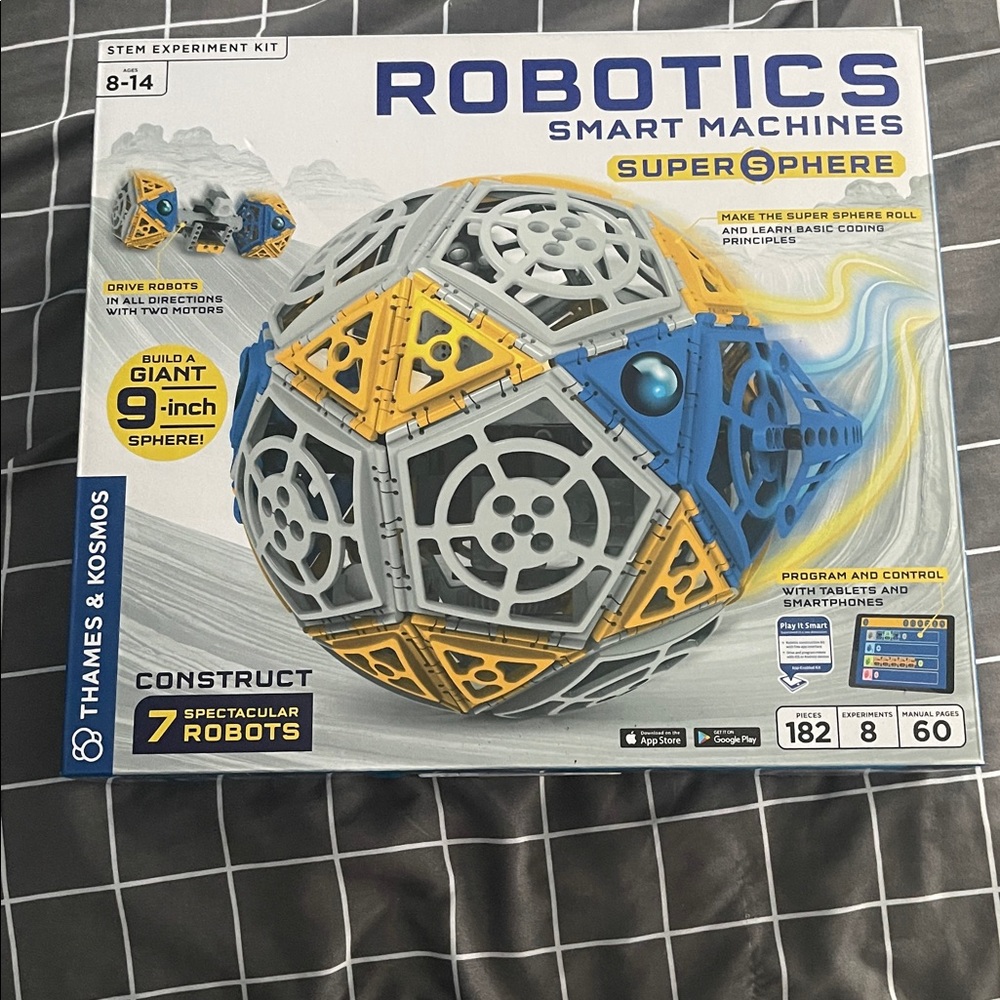 Robotics Smart Machines Super Sphere - Blue, Yellow, Gray